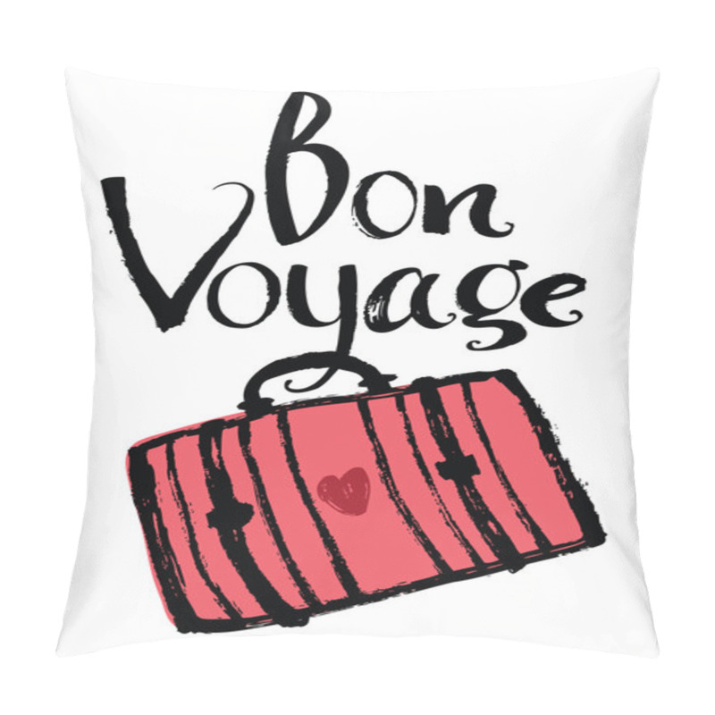 Personality  Design Card Bon Voyage Pillow Covers