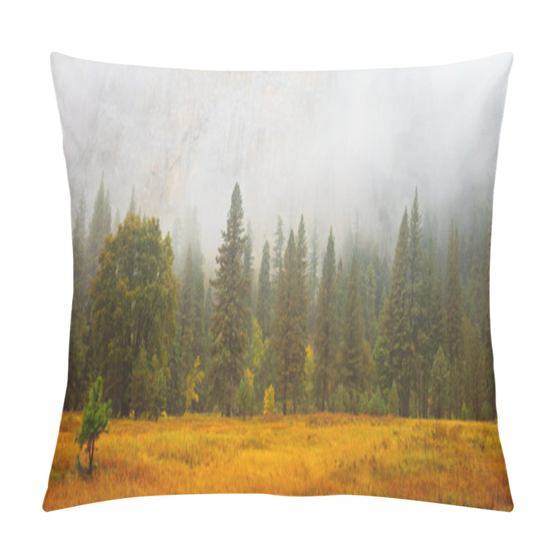 Personality  Yosemite Valley Scene Pillow Covers