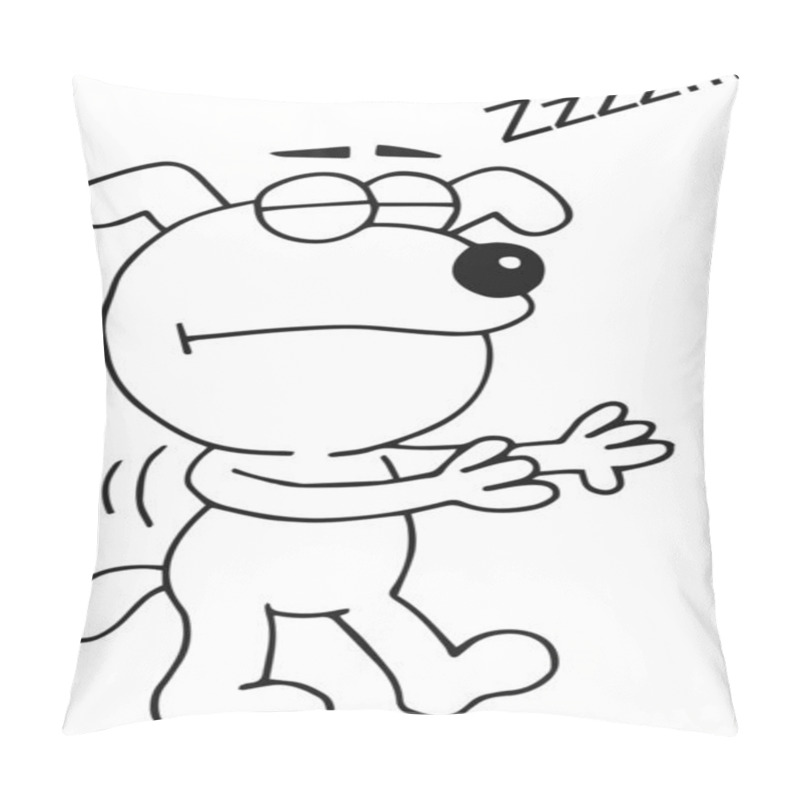 Personality  Sleepwalking Dog Pillow Covers