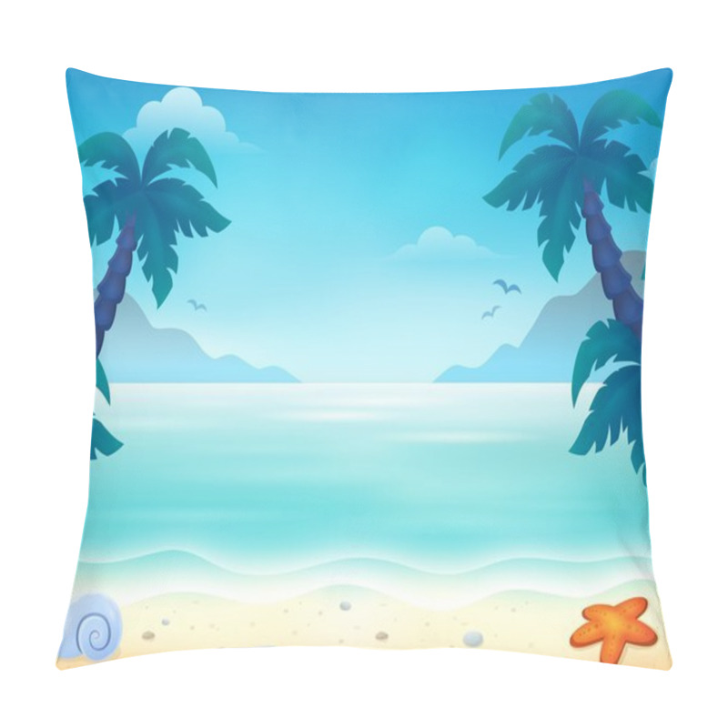 Personality  Beach Topic Image 2 Pillow Covers