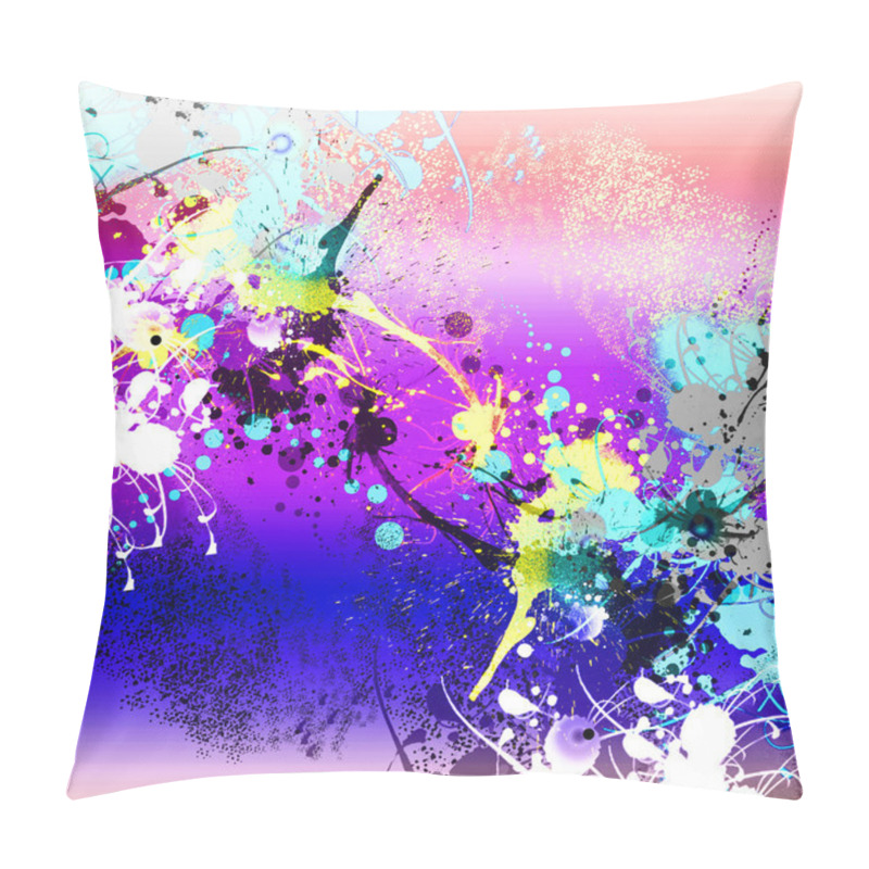 Personality  Abstract Violet-pink Background Pillow Covers