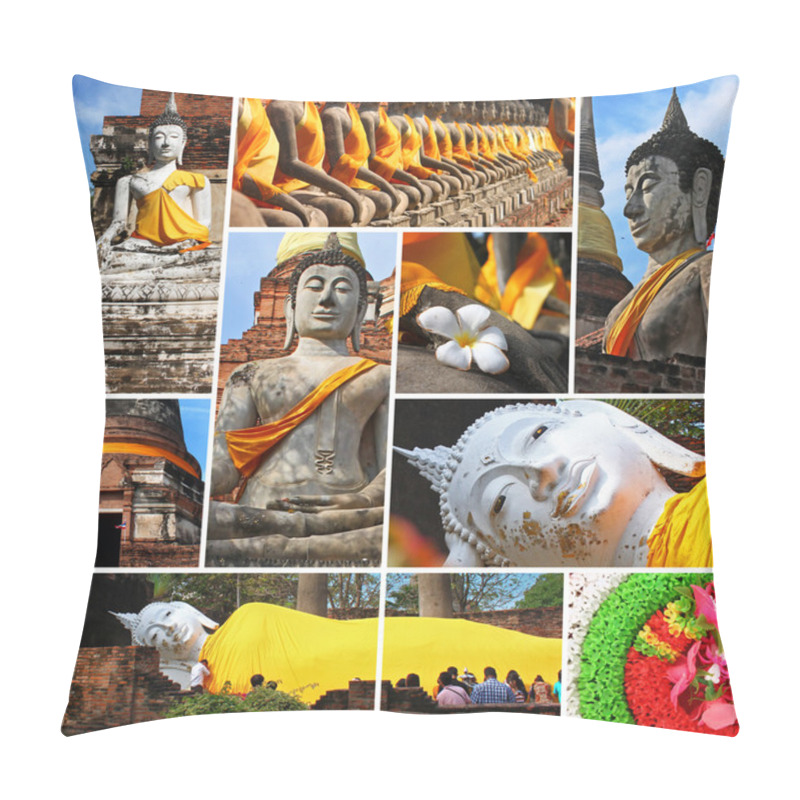 Personality  Collection Of Buddha Statues Pillow Covers