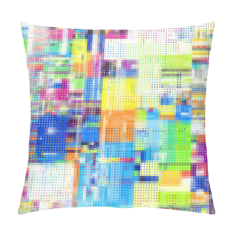 Personality  Vector Image With Imitation Of Grunge Datamoshing Texture. Pillow Covers