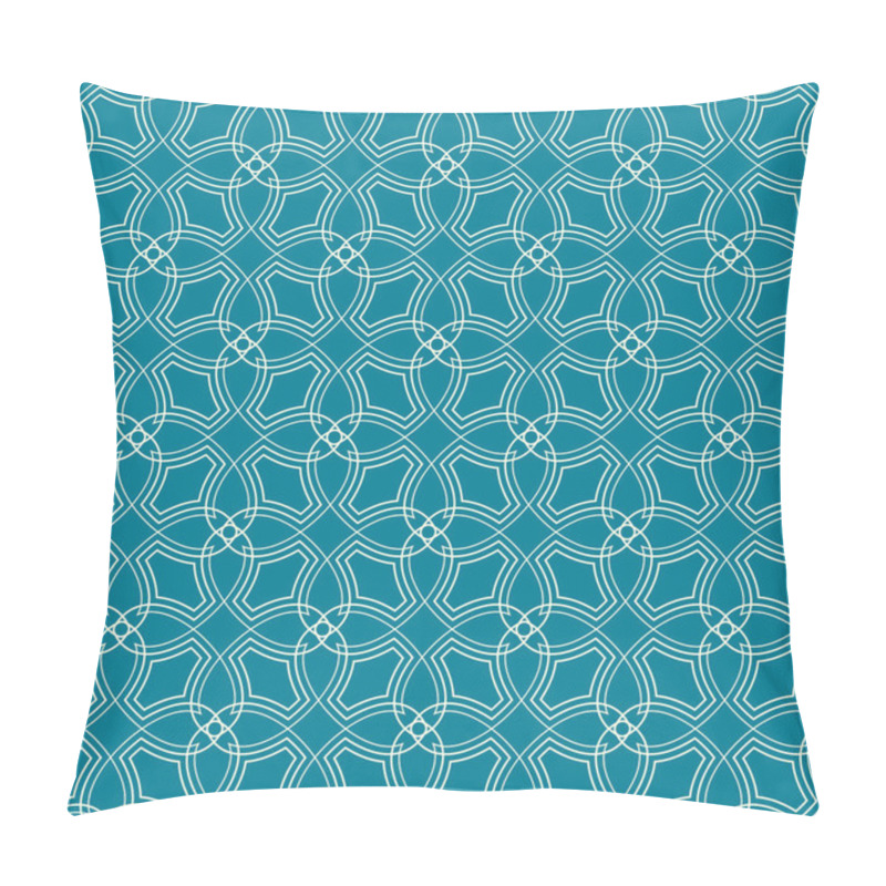 Personality  Seamless Vector Ornament In Arabic Style. Floral Background In Oriental Style Pillow Covers