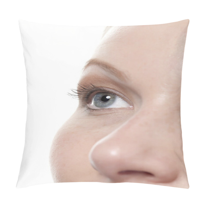 Personality  Grey Eye And Nose Pillow Covers