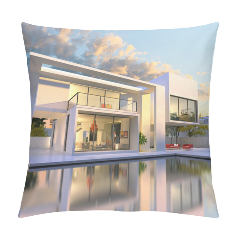 Personality  Dream House Back Pillow Covers