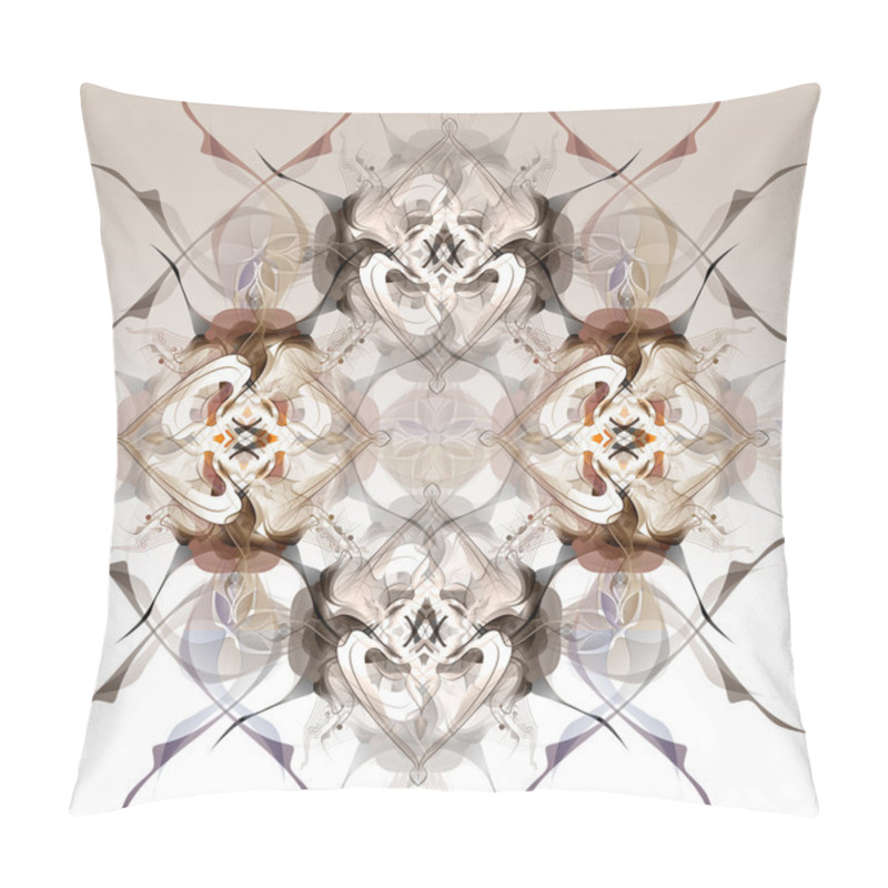 Personality  Abstract Winter Pattern In The Art Nouveau Style Pillow Covers