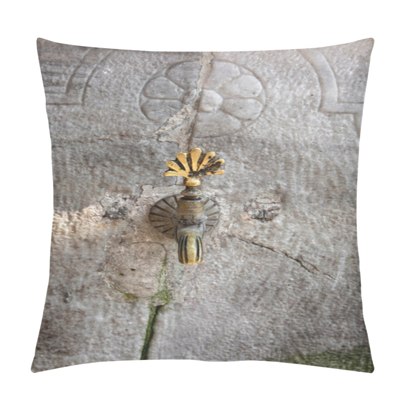 Personality  Bronze Water Tap Pillow Covers