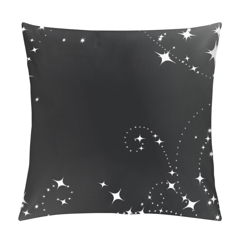 Personality  Swirl Pattern Of Stars Pillow Covers