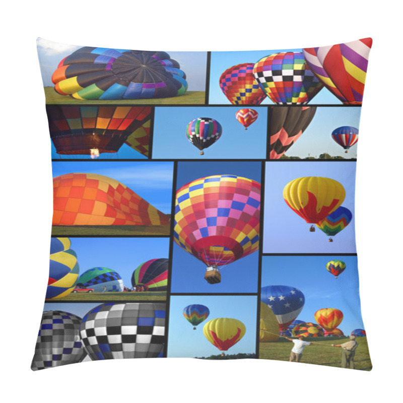 Personality  Collection Of Hot Air Balloons Pillow Covers