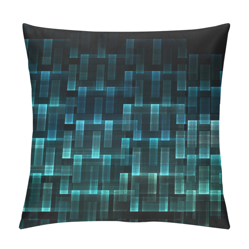 Personality  Abstract Science Or Technology Background Pillow Covers