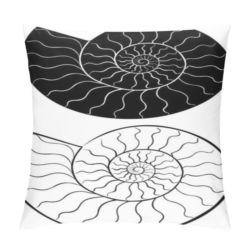 Personality  Shell Seashells Silhouette Pillow Covers