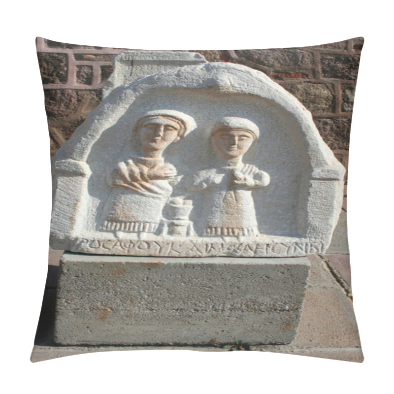 Personality  Ancient Figures As Background Pillow Covers