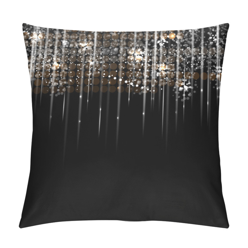 Personality  Disco Light Rain Stars Abstract Dance Background Pillow Covers