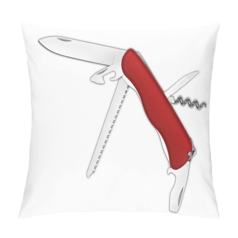 Personality  All Purpose Matte Red Swiss Knife Pillow Covers