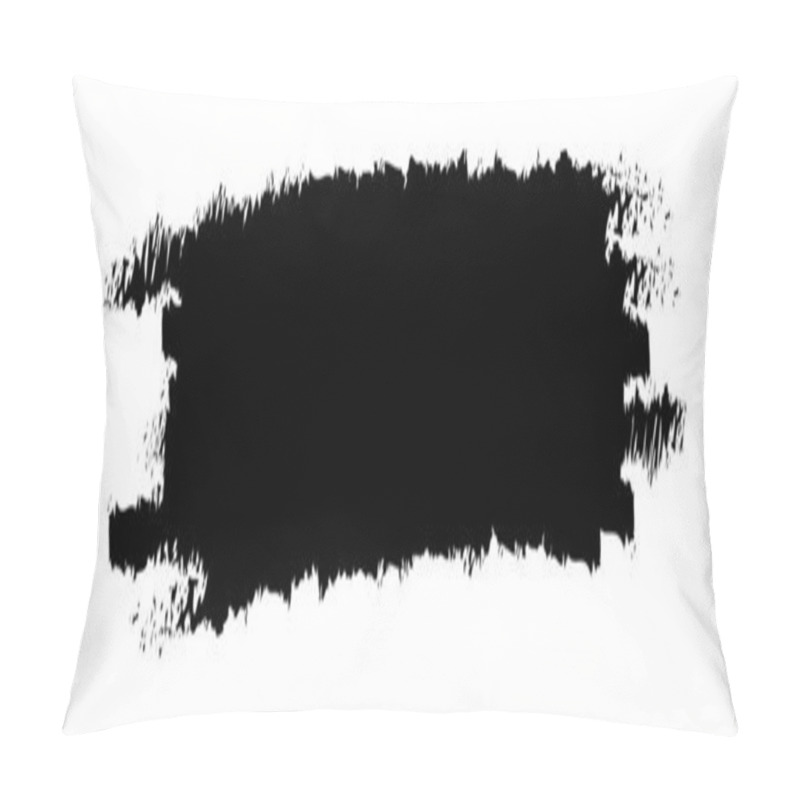 Personality  Stripe Brush Marks, Stain Ink, Hand Drawn Paint, Artistic Brush Pillow Covers