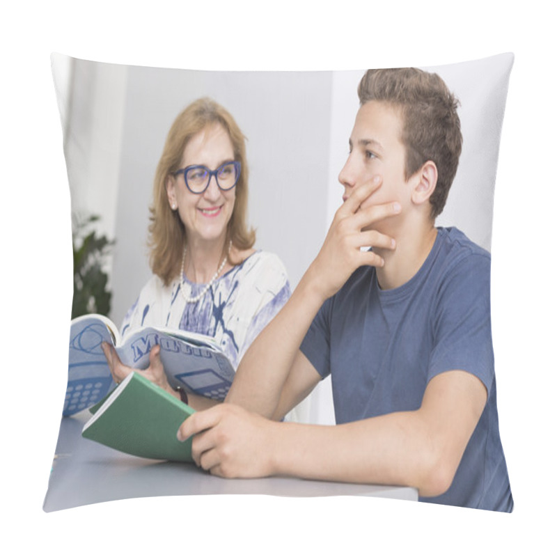 Personality  Teenager Private Lesson With Tutor Pillow Covers