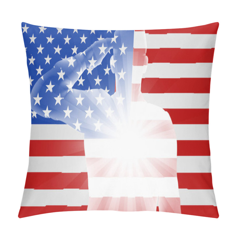 Personality  Veterans Day Soldier Saluting Pillow Covers