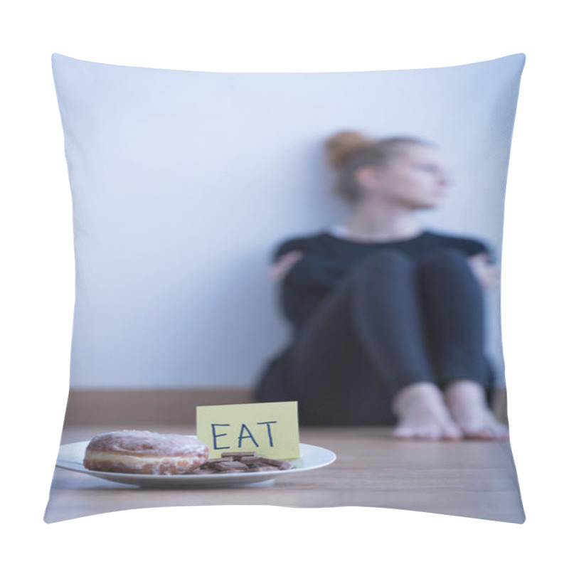 Personality  Young Anorexic Girl Pillow Covers