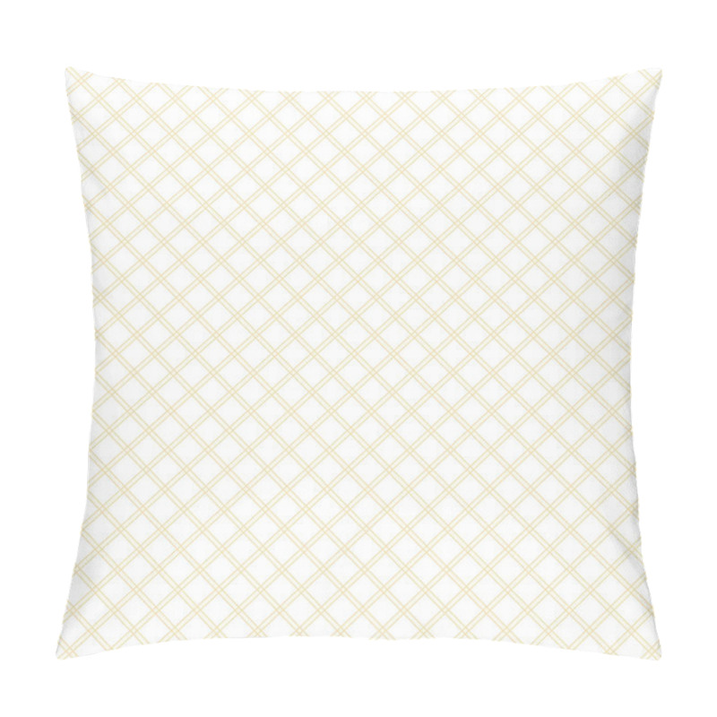 Personality  Abstract Background With Seamless Yellow Checkered Pattern Pillow Covers