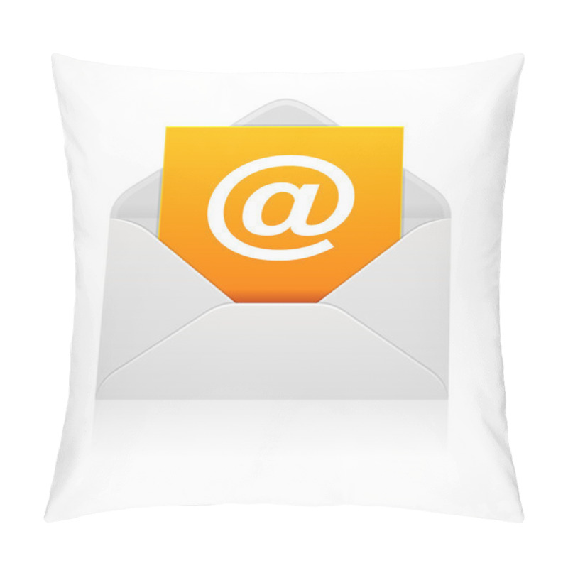 Personality  E Mail Icon. Vector Illustration Eps 10. Pillow Covers