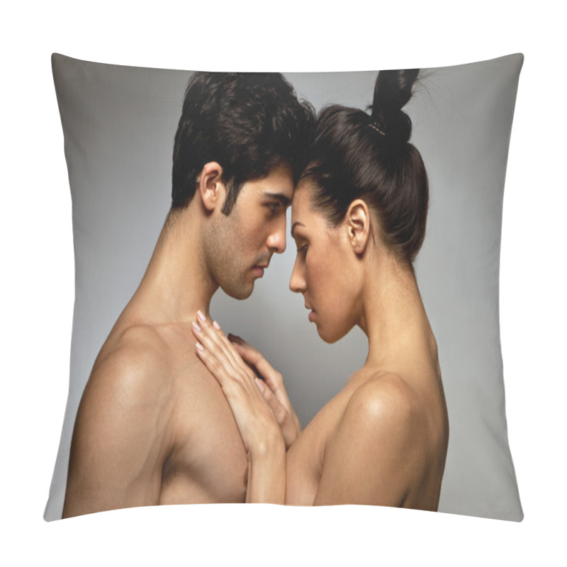 Personality  Young Topless Lovers Pillow Covers