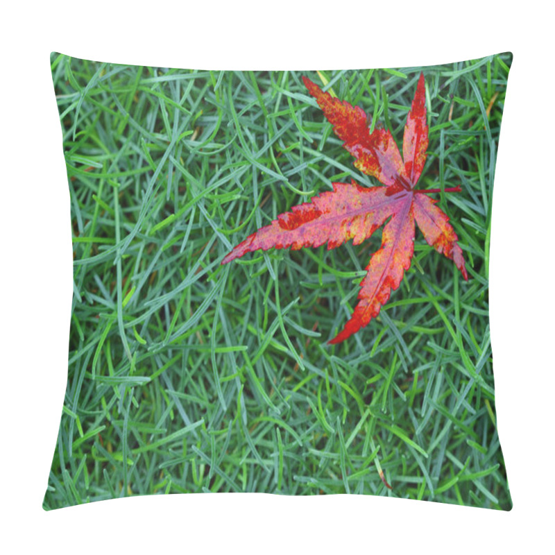 Personality  Red Fall Leaf Pillow Covers