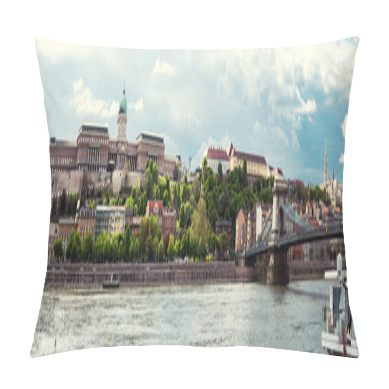 Personality  Panorama Of Royal Palace (Buda Castle). Budapest, Hungary Pillow Covers