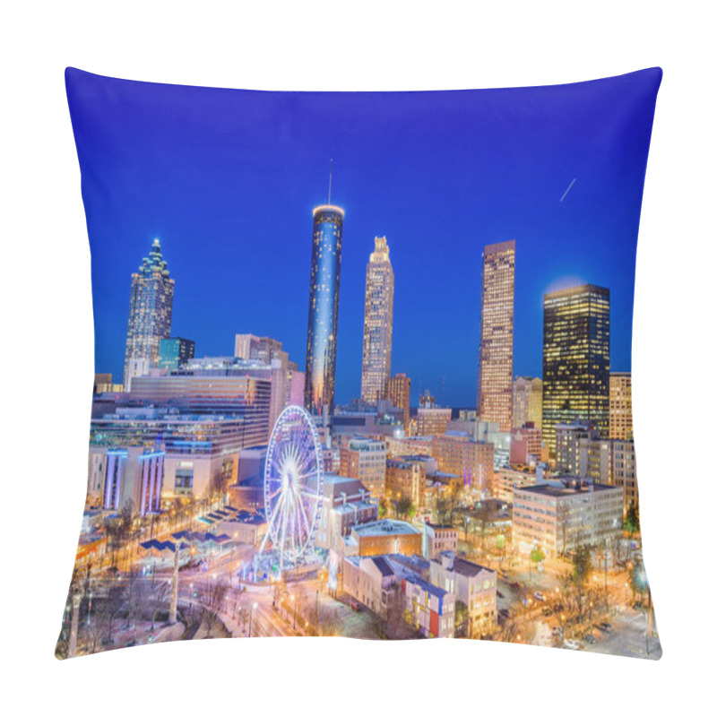 Personality  Atlanta, Georgia, USA Downtown City Skyline. Pillow Covers