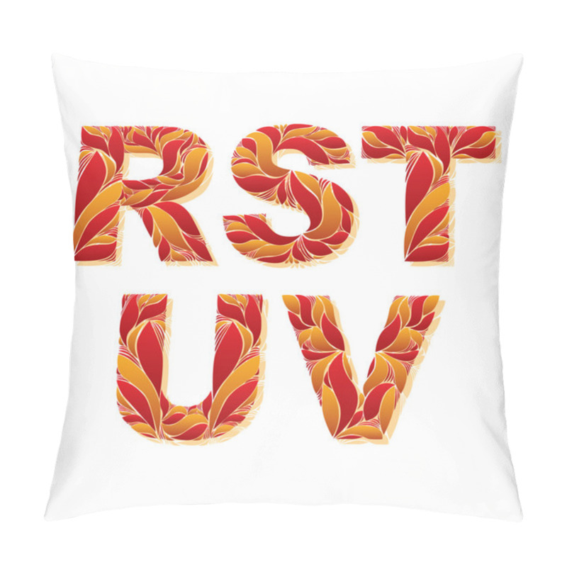 Personality  Natural Autumn Pattern Letters Pillow Covers