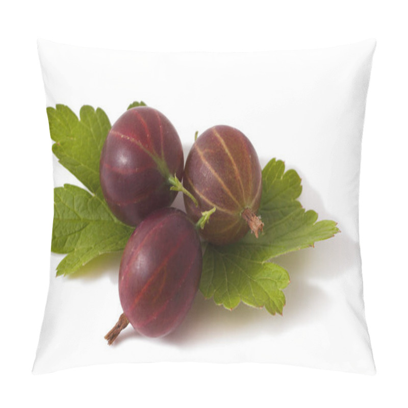 Personality  Gooseberries Isolated On A White Background Pillow Covers