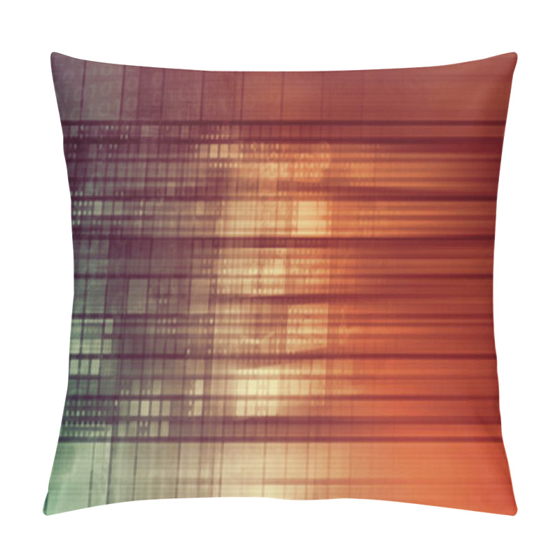 Personality  Data Privacy Concept Art Pillow Covers