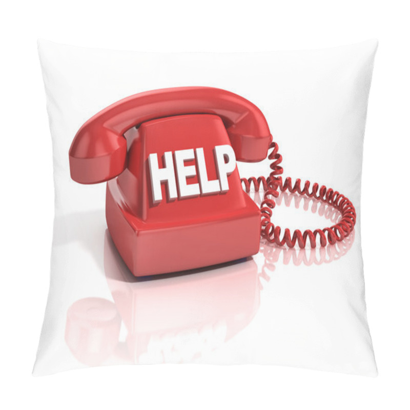 Personality  Help Phone 3d Icon Pillow Covers