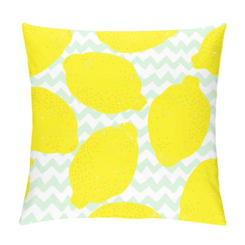 Personality  Seamless Pattern With Lemons Pillow Covers