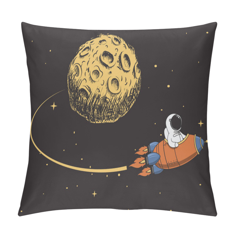 Personality  Astronaut Come Back After Mission To Moon Pillow Covers