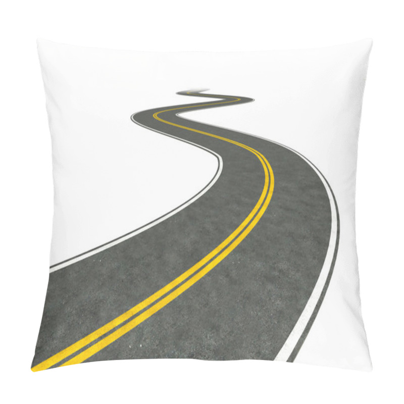 Personality  Long Winding Road Illustration Pillow Covers