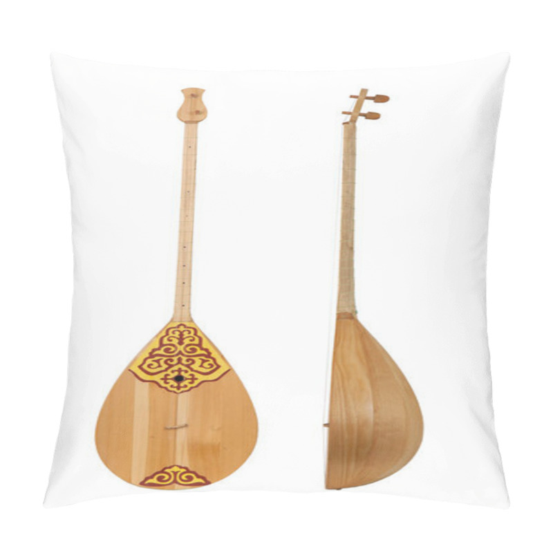 Personality  Dombra A Stringed Musical Instrument, The National Musical Instrument Of The Kazakhs Pillow Covers