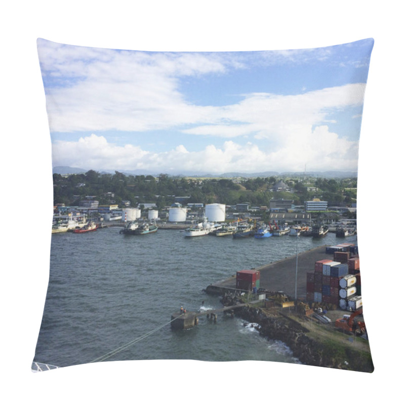 Personality  Scenes Of Central Honiara, Solomon Islands. Pillow Covers