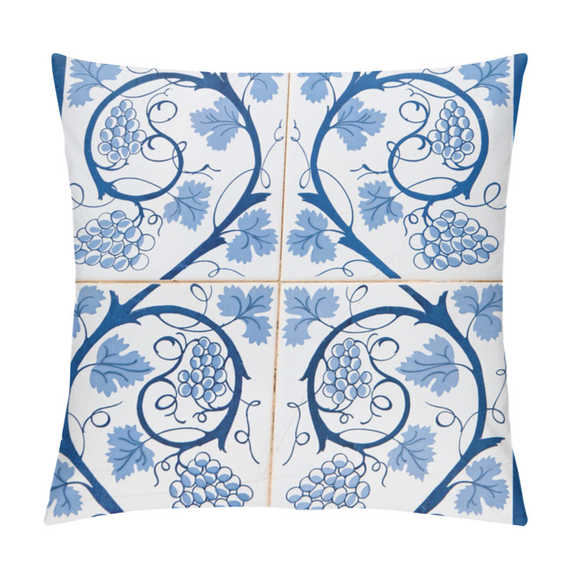 Personality  Traditional Portuguese Glazed Tiles Pillow Covers