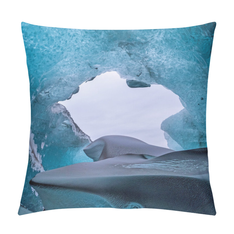 Personality  Crystal Ice Cave Near Jokulsarlon Pillow Covers