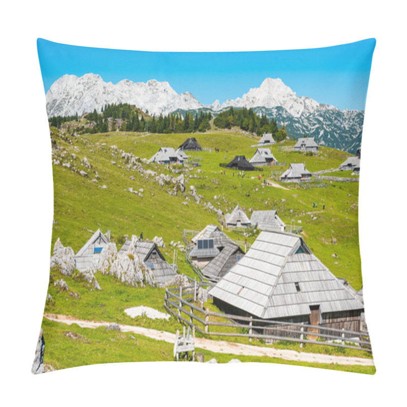 Personality  Big Pasture Plateau Or Velika Planina In Slovenia. Traditional W Pillow Covers