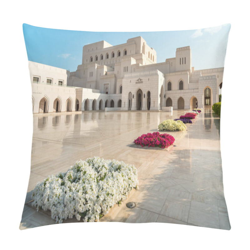 Personality  Muscat, Oman - February 11, 2020: View Of Royal Opera House In Muscat, Sultanate Of Oman Pillow Covers