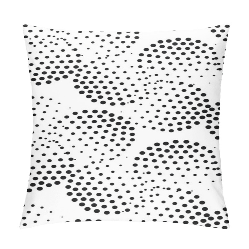 Personality  Vector Geometric Seamless Pattern. Repeating Abstract Circles Gr Pillow Covers