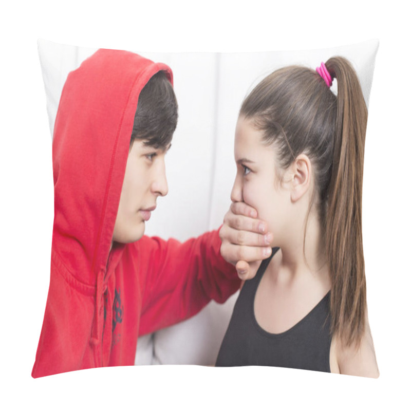 Personality  Violence Among Teenagers Pillow Covers