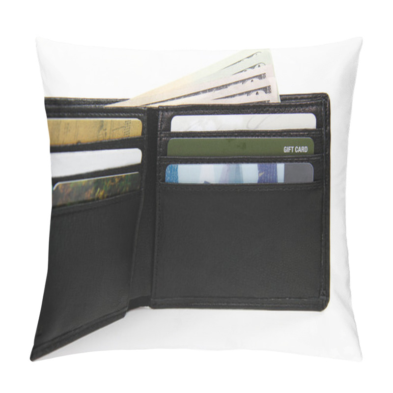 Personality  Open Wallent With Gift Cards And Money Visable Pillow Covers