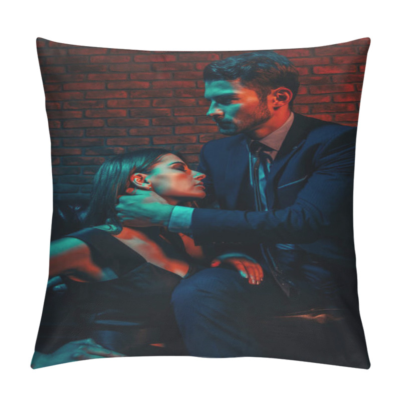 Personality  Passionate Young Couple Pillow Covers