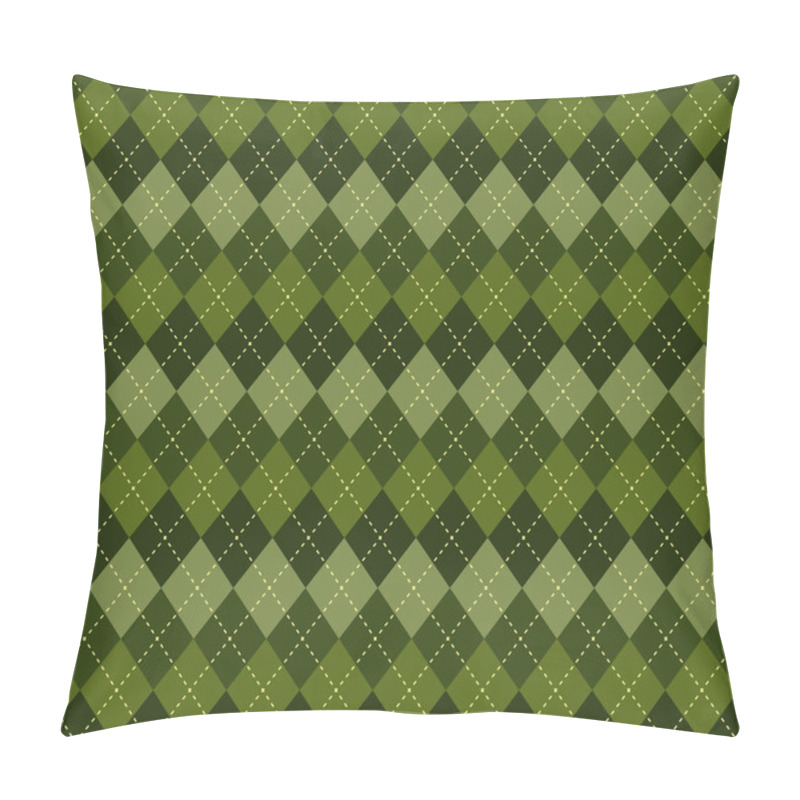 Personality  Seamless Argyle Pattern. Pillow Covers