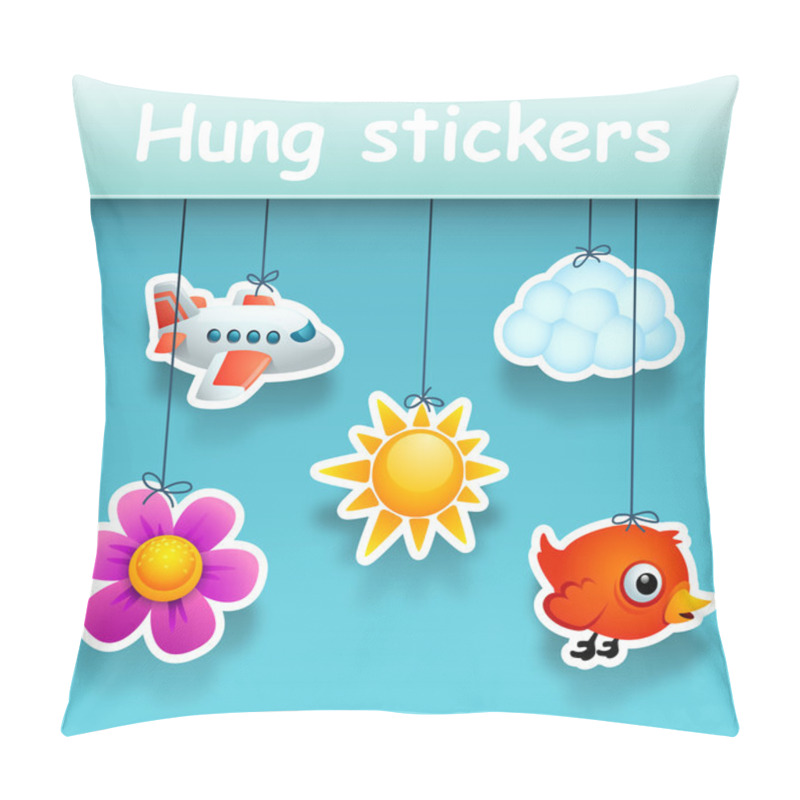 Personality  Hung Stickers Pillow Covers