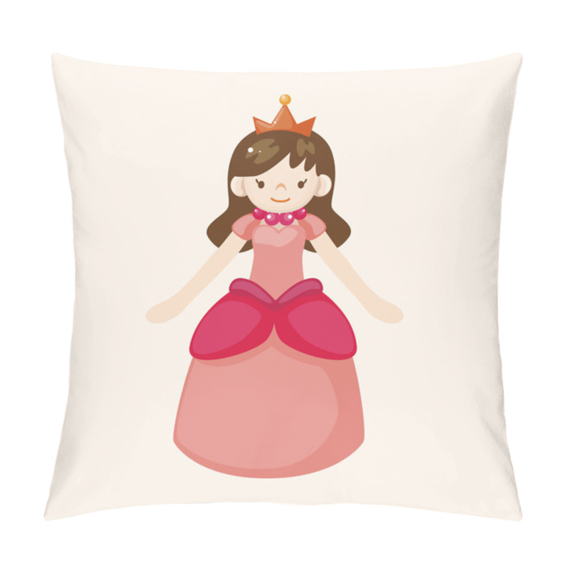 Personality  Royal Theme Princess Elements Vector,eps Pillow Covers