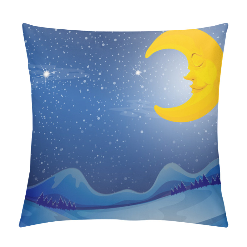 Personality  A Sleeping Moon Pillow Covers